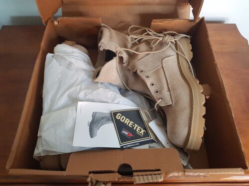 NEW Bates Military Combat Boots Mens 9.5 Gore-Tex US Army Temperate Tan Vibram - Picture 9 of 13