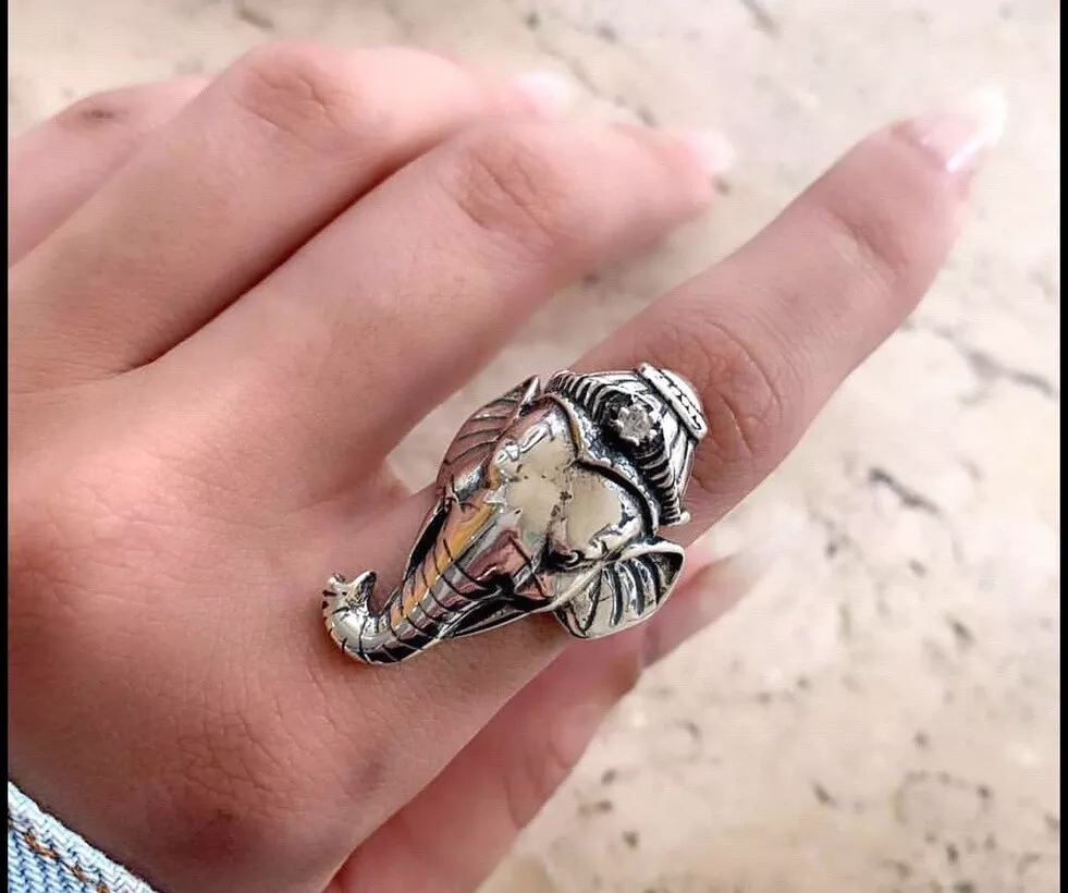 Wearing elephant best sale ring