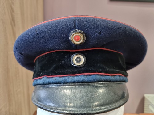 Original Pre WW1 Imperial German Artillery Officers visor cap Schirmmütze - Picture 2 of 15