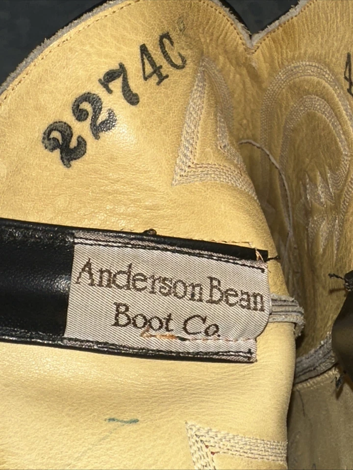 Botas de vaquero Anderson Bean 8.5D para hombre Foto 3 de 4