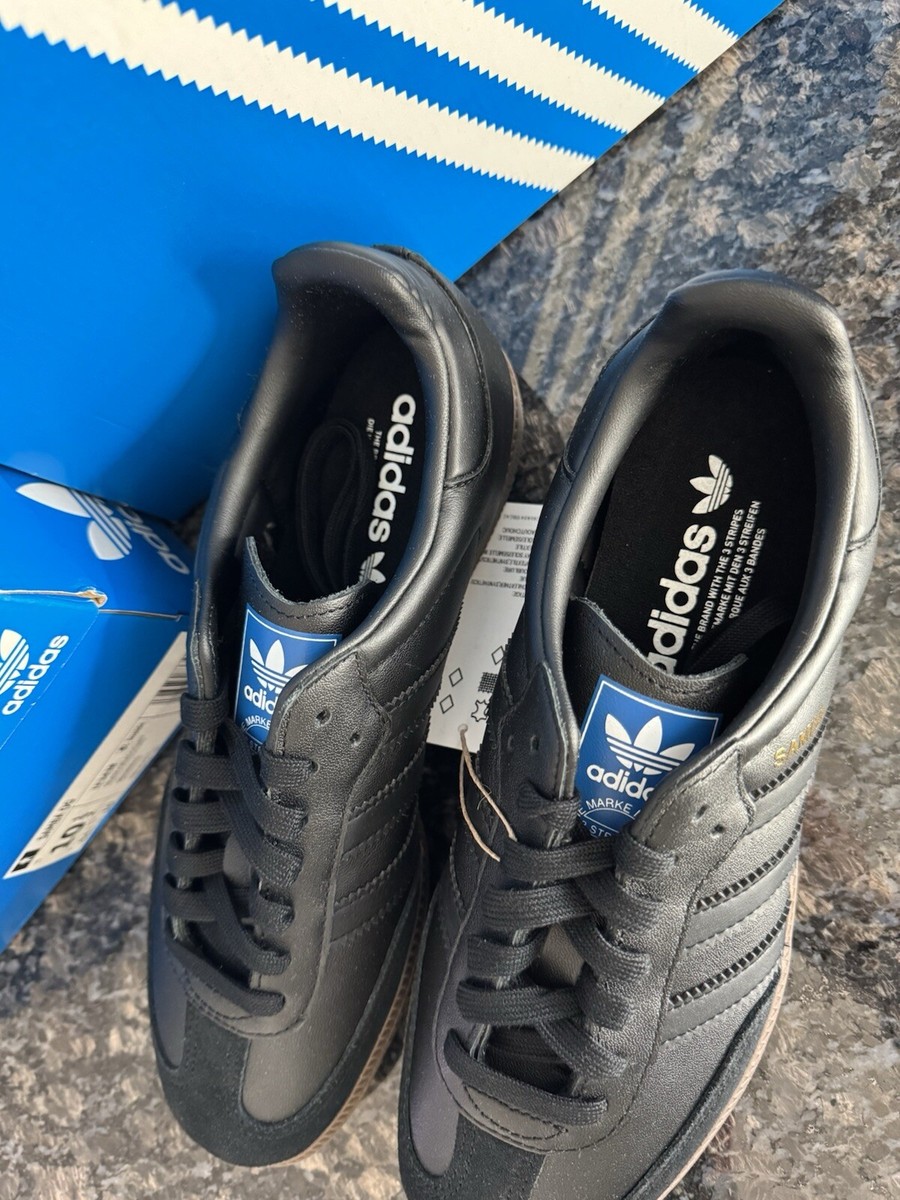 adidas Originals :: 完売 SAMBA OG BLACK adidas Samba OG Triple Black Gum Men's Sizes 7.5, 9, 10.5