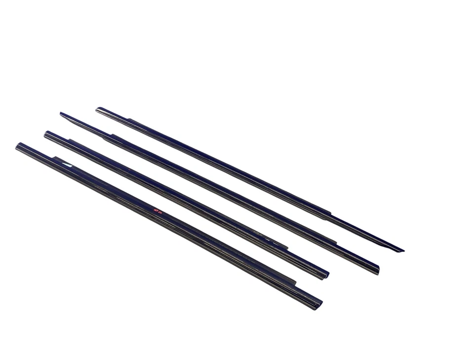 2014-2018 AUDI RS7 dianteiro traseiro esquerdo direito porta janela acabamento conjunto de 4 OEM - Imagem 3 de 4