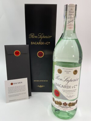 RON SUPERIOR BACARDI HERITAGE LIMITED EDITION IN WOODEN BOX