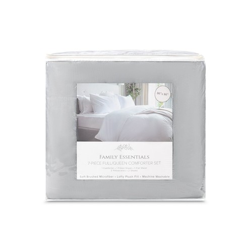 Juego de edredón cama en bolsa Family Essentials (opciones de tamaño y color - Imagen 76 de 151