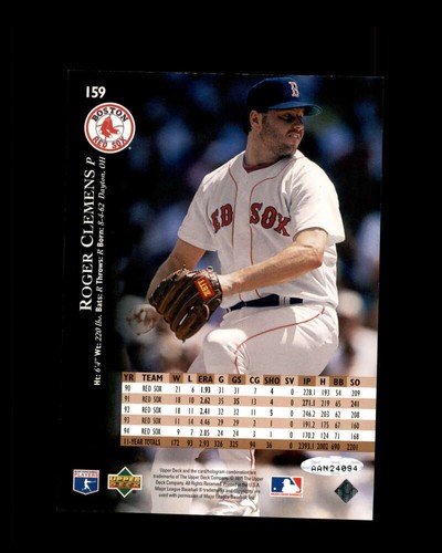 Roger Clemens Upper Deck UDA Coa Signed 1995 Electric Diamond Autograph - Picture 2 of 2