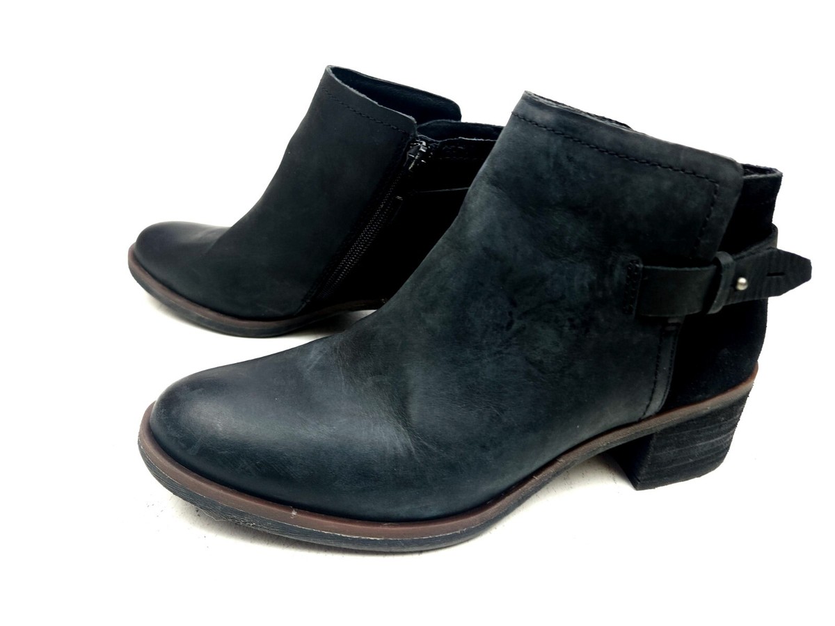 Korks Ease Sonya Womens Size 7 M Shoes Black Leather Casual  display picture 1