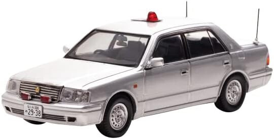 Toyota Crown ミニカー シルバー（②1L5） RAI'S 1/43 TOYOTA CROWN (JZS155Z) 2000 Japan Unmarked Police Car