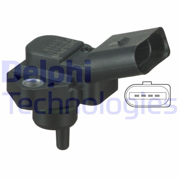 Delphi PS10127 Sensor, Ladedruck FüR Audi Ford Seat Skoda VW-image