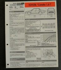 Revue technique Toyota COROLLA