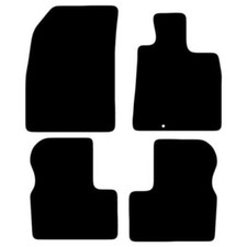 FIT NISSAN MICRA 2010 TO 2017 FULLY TAILORED BLACK CAR FLOOR MATS SET (1 CLIP)