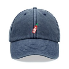 Hot Sauce Bottle Baseball Cap Vintage Washed Unisex Dad Hat Chilli Boyfriend