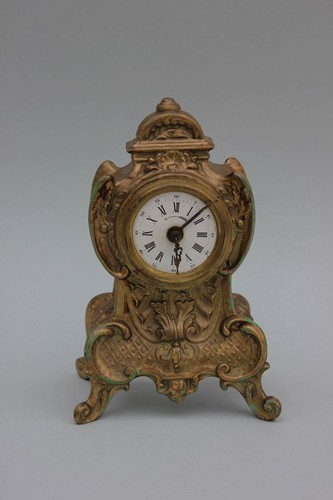 Tischuhr mit Wecker Stil Ludwig XV., um 1900