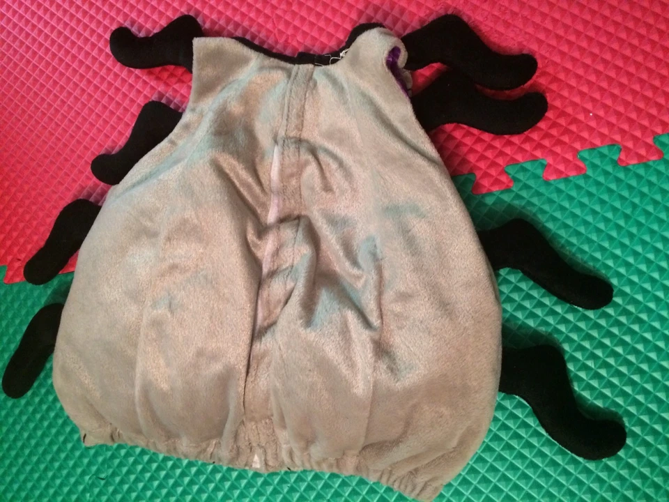 Underwraps Teia de Aranha Perna de Pelúcia Encaixa 0-2T Fantasia de Halloween Varanda Ganso - Imagem 4 de 4