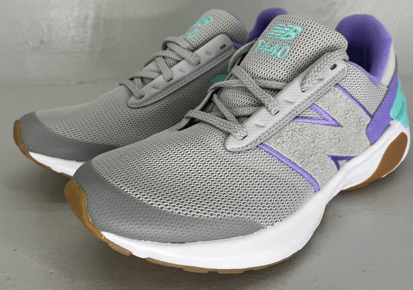 Women's New Balance Athletic Shoes SIze 3.5M Style: GP1440AP Color: Gray/Purple