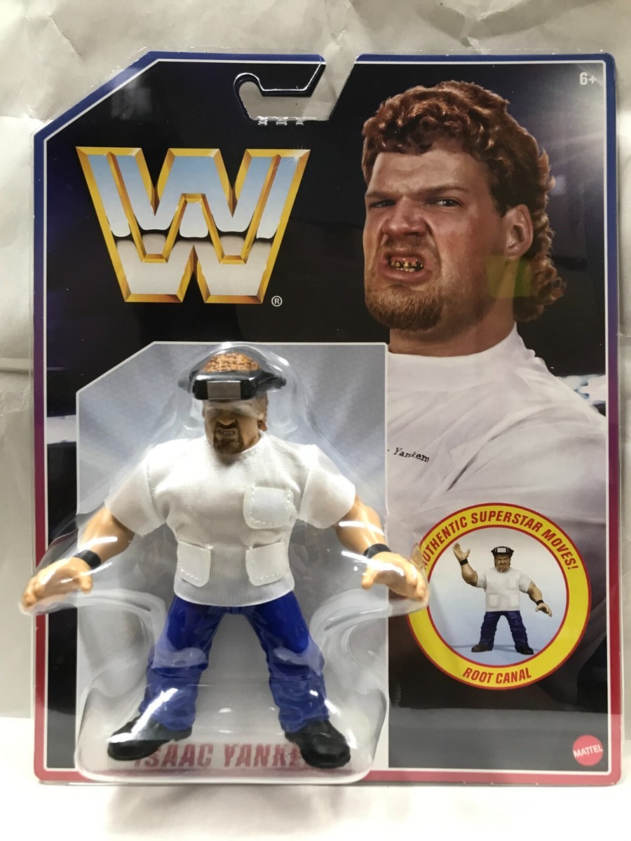 WWE MOC Mattel Retro Isaac Yankem AKA KANE Wave 6 New WWF Figure