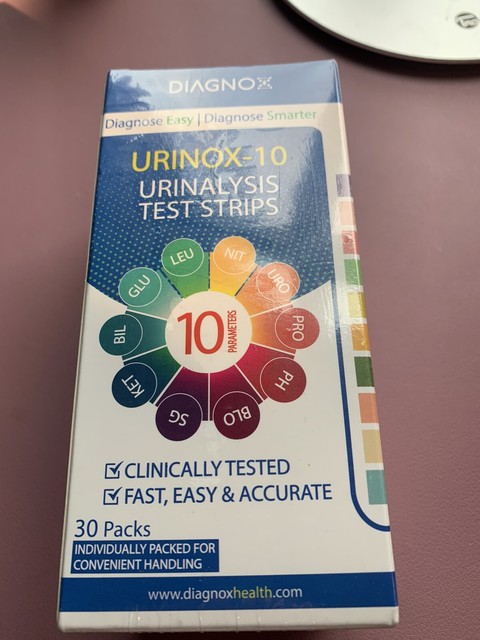 Urinox 10 Urinalysis Test Strips 10 PARAMETERS 30PACKS Exp Sep 30 21 