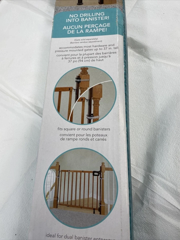 Summer Infant 36.75-in Brown Wood Safety Gate Extender #27573B - Image 2 of 4