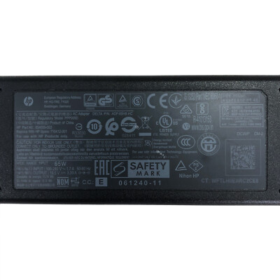 Caricatore Originale HP 65W 19.5V 3.33A Con Spina - Per EliteBook, Envy, Pavilion