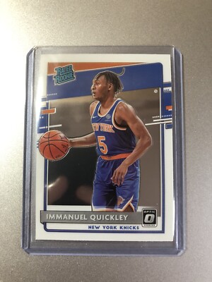 Immanuel Quickley New York Knicks Panini Optic NBA 20-21  RATED ROOKIE
