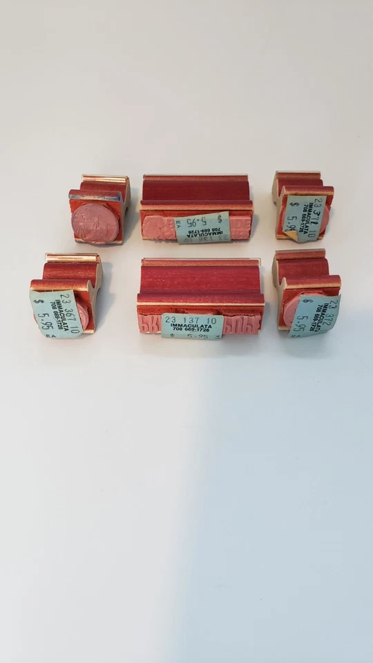 6 католических резиновых штампов святой Христофор ангел-хранитель Бог благословит вас искусство рукоделие - Изображение 2 из 4