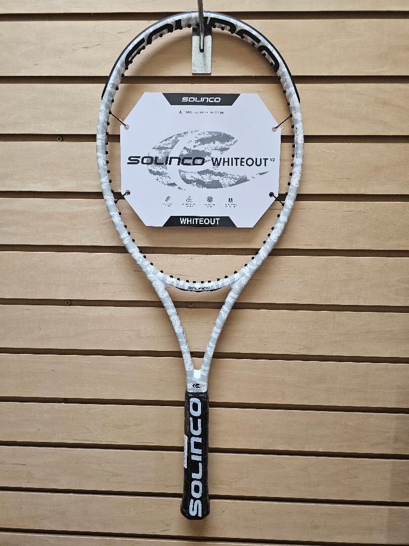 2025 Solinco Whiteout V2 290 Unstrung Tennis Racquet - New