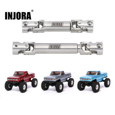 INJORA Stainless Steel Center Drive Shafts for 1/18 RC Crawler Redcat Ascent 18