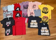 Lot of 17 Girls Youth Medium T-Shirts Various Colors and Themes