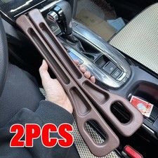 2pcs Car Seat Gap Filler Universal Truck Van Organizer Leak-proof Bendable Plug