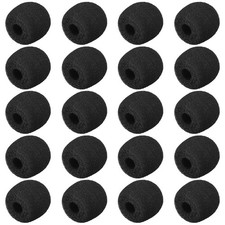 20PCS Foam Mic Cover Headset Microphone Windscreen Shield Protection 26mm Length