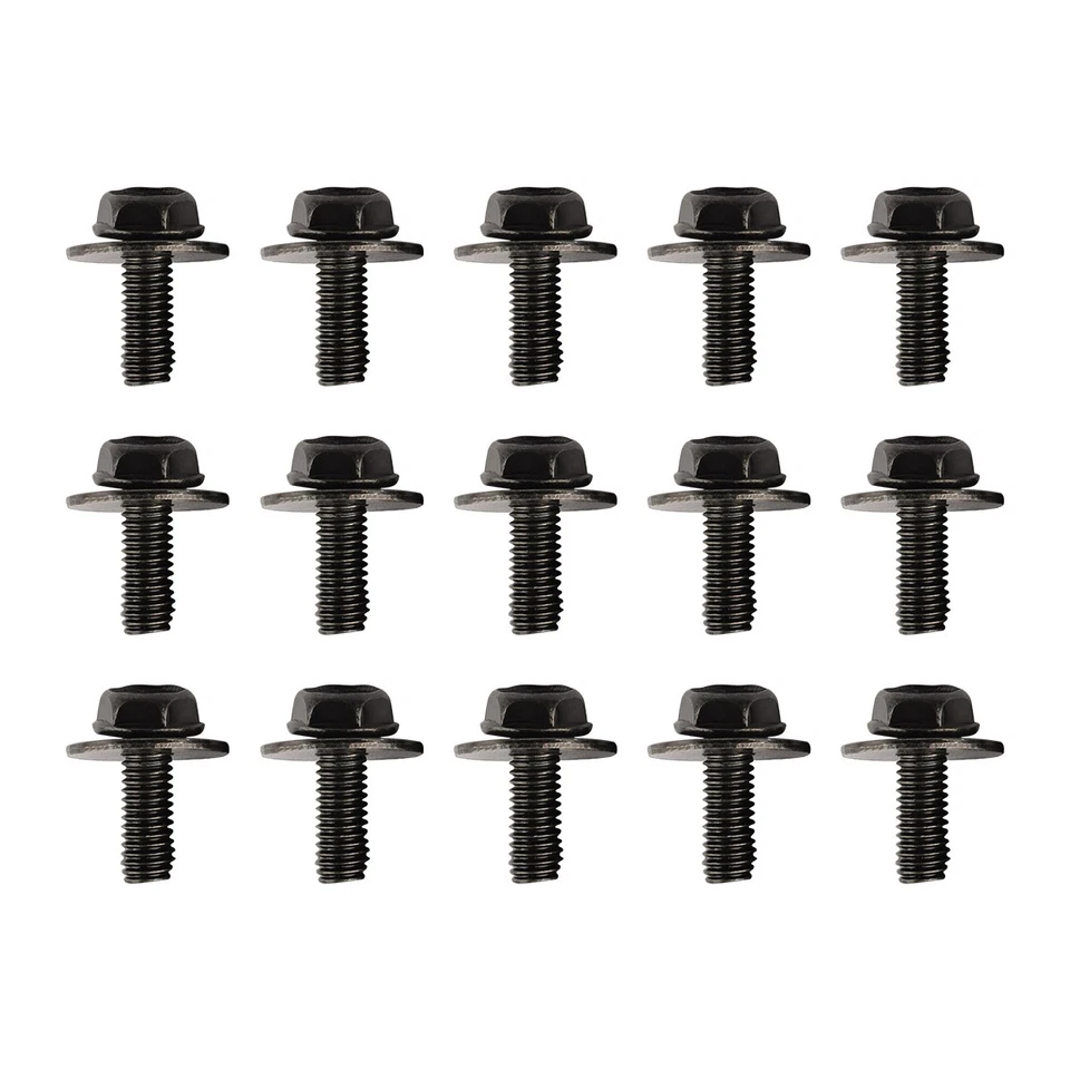 35pc For Toyota Body Bolts U-nut Clips M6 Engine Under Cover Splash Shield Guard - Imagem 4 de 4