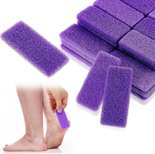 120 Pcs Disposable Pumice Stone for Feet, Purple Foot Scrubber Pads, Callus