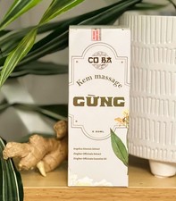 CO BA Ginger Massage Cream 80ml  Warm Soothing Relief  Made in Vietnam