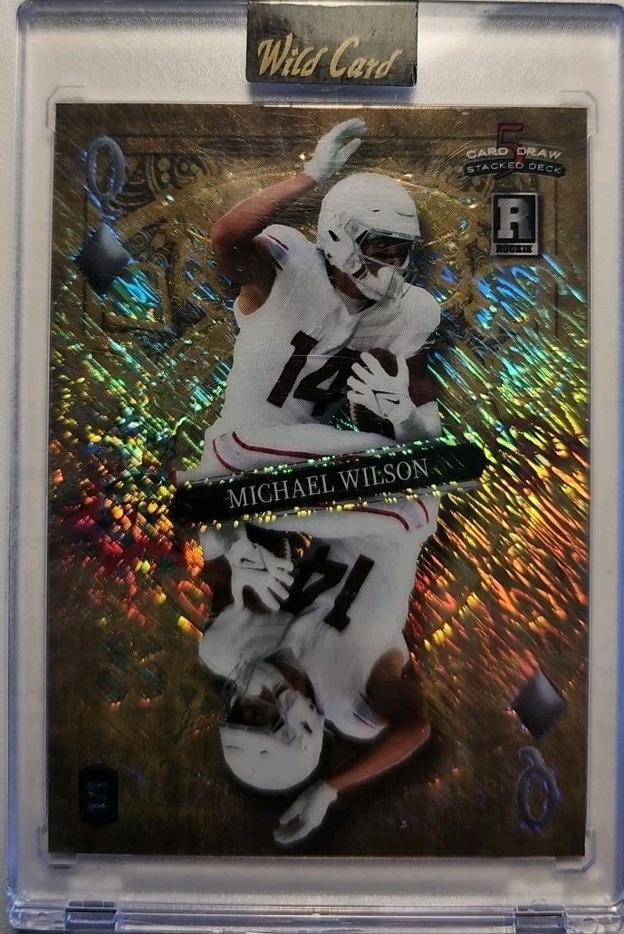 2023 5 Card Draw Stacked Deck Mirror 2Up King of Clubs 1/1 Michael Wilson
