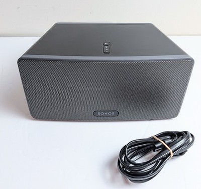 Sonos Play:3 Wireless Smart Speaker Black S1/S2 App WiFi PLAY3US1BLK Tested