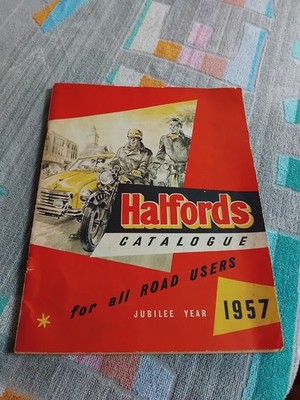 HALFORDS AUTO MOTORRAD FAHRRAD ZUBEHÖR ORIGINAL 1958 VERKAUFSKATALOG SEHR GUTER ZUSTAND