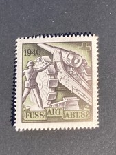 Suiza 1940 Sello Soldado Artillería FUSS-ART.ABT.82