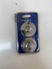 Chrome Thumb Turn Lock for Bathroom Doors Duo Finish 50mm Diameter