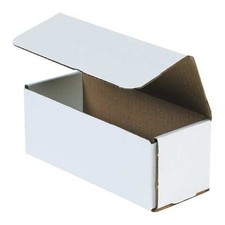 9 in x 3 in x 3 in Inside H, Literature Mailer, White, Corrugate, Single Wall