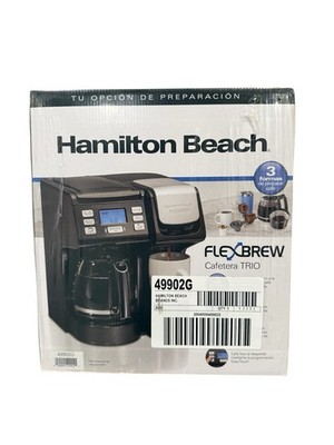 Hamilton Beach FlexBrew Trio 2-Way Coffee Maker, Black - Fast Brewing