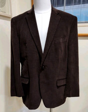 Ralph Lauren LRL Corduroy Blazer Mens 44R Brown 100 Cotton Jacket Sport Coat