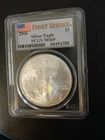 2006 American Silver Eagle PCGS MS69 First Strike – 1 oz .999 Silver – Charity