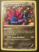 hydreigon pokemon card value Amazon.com: Pokemon - Hydreigon-EX (62/108) - XY Roaring Skies main image 1