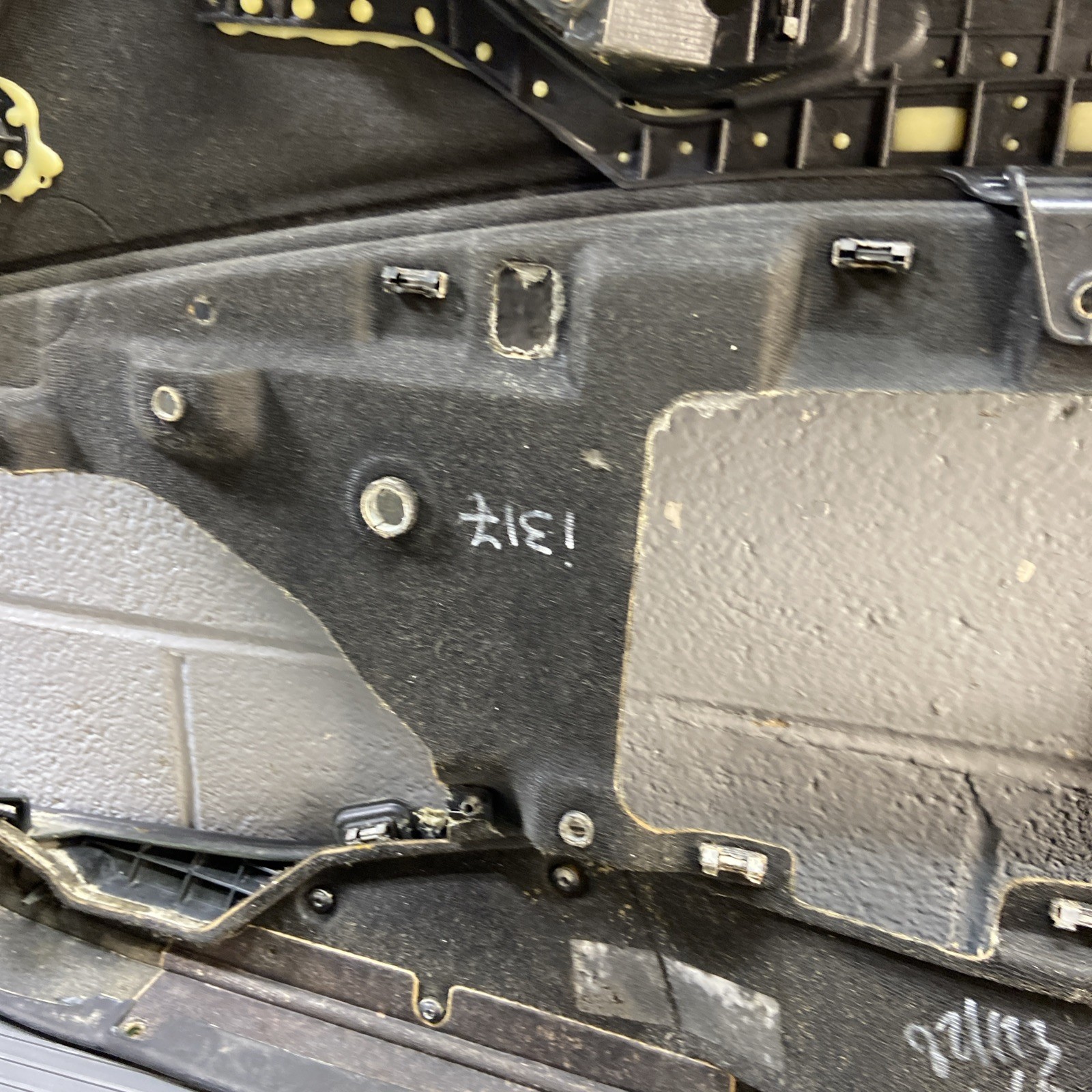 2018-2023 Ferrari Portofino F164 Left Door Panel Leather Blue Stitch OEM *NOTE*