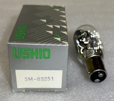 Ushio 8S251 Microscope Bulb 120V 20W Bayonet Base 1/2 Silver Mirror *Japan *NEW