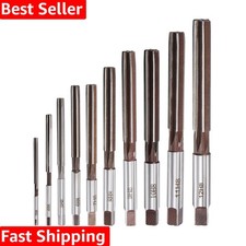 Versatile 10-Piece Hand Reamers Set - H8 Accuracy in 3mm to 12mm Sizes
