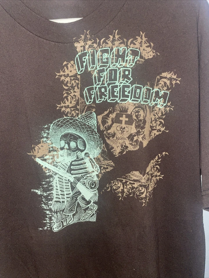 Camisa De Colección Grn Apple Tree Para Hombres Marrón Grande Lucha por la Libertad S Foto 2 de 4