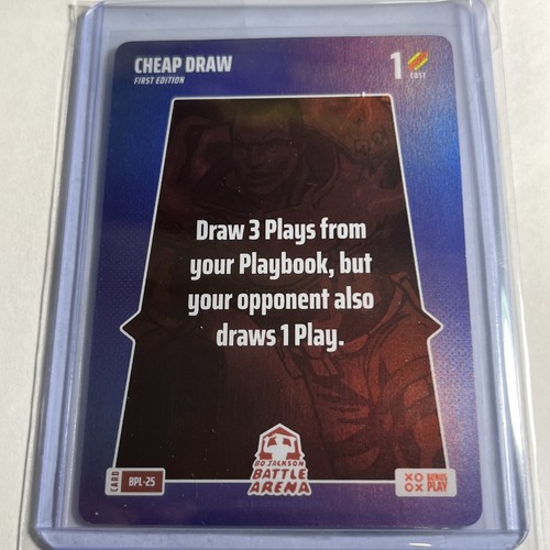 2024 Bo Jackson Battle Arena First Edition Cheap Draw Bonus Play #BPL-25