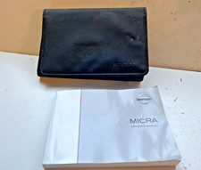 NISSAN MICRA K12 OWNERS PACK / HANDBOOK / MANUAL + WALLET. 2003~2010