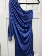 Speechless Navy One Shoulder Mini Dress Size L