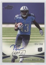 2012 Topps Prime Rookie Auto 6/260 Kendall Wright #46 Auto 1u6